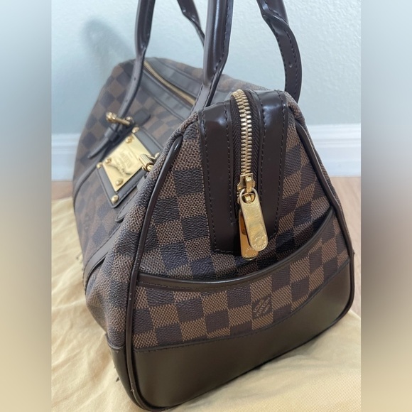 Louis Vuitton Damier Ebene Berkeley Bag Medium Tote EUC - Picture 3 of 10